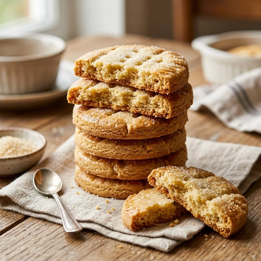 Delicious homemade shortbread cookies on a cooling rack